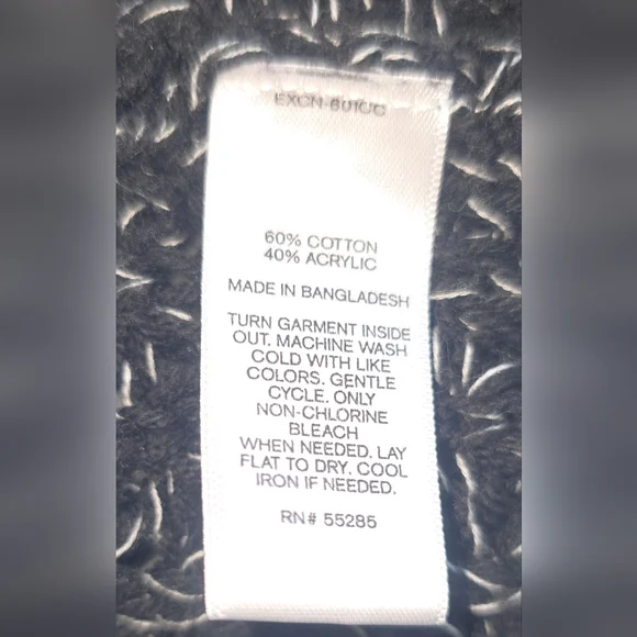 Express Knit Cardigan Sweater Black Womens Size Medium - Picture 10 of 10